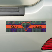 LeslieScottishTartan Autoaufkleber (Auf Auto)