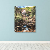 Lesmurdie Falls Leinwanddruck (Insitu (Holzboden))