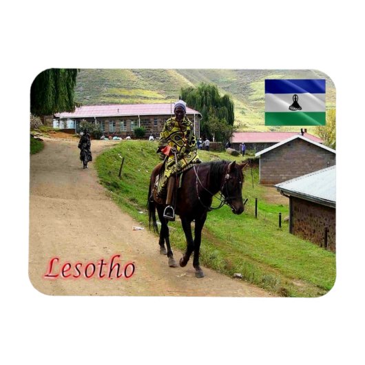 Lesotho - Basotho - Magnet (Horizontal)