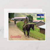 Lesotho - Basotho - Postkarte (Vorne/Hinten)