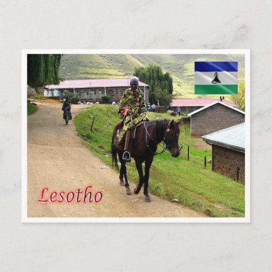 Lesotho - Basotho - Postkarte (Vorderseite)