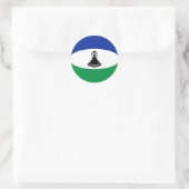 Lesotho Fisheye Flag Sticker (Tasche)
