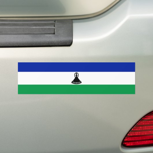 Lesotho Flag Autoaufkleber (Auf Auto)