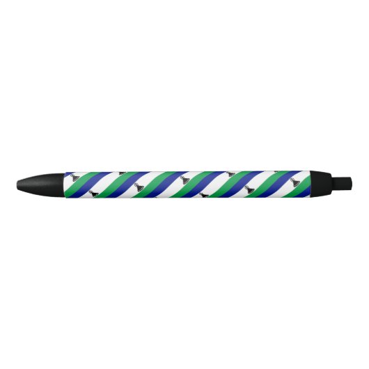 Lesotho Flag Ballpoint Pen Kugelschreiber (Vorderseite)