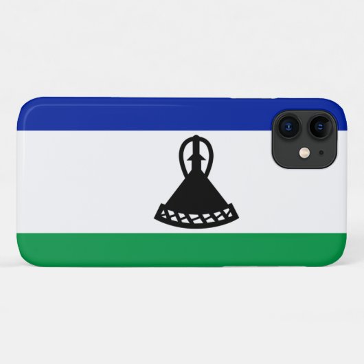 Lesotho Flag Case-Mate iPhone Hülle (Rückseite (Horizontal))