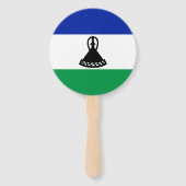 Lesotho Flag Fächer (Rückseite)