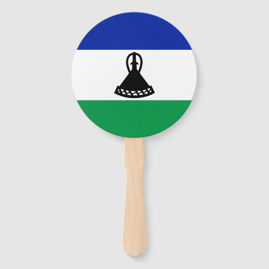 Lesotho Flag Fächer (Vorderseite)