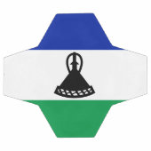Lesotho Flag Fußball (Flach)