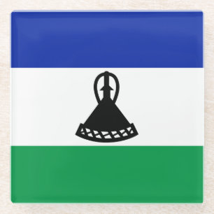 Lesotho Flag Glasuntersetzer