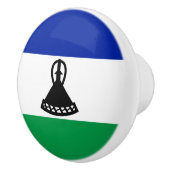Lesotho Flag Keramikknauf (Rechts)