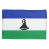 Lesotho Flag Kissenbezug (Rückseite)
