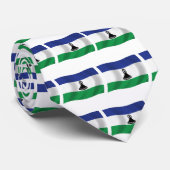 Lesotho Flag Krawatte (Gerollt)