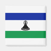 Lesotho Flag Magnet (Vorne)