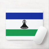 Lesotho Flag Mousepad (Mit Mouse)