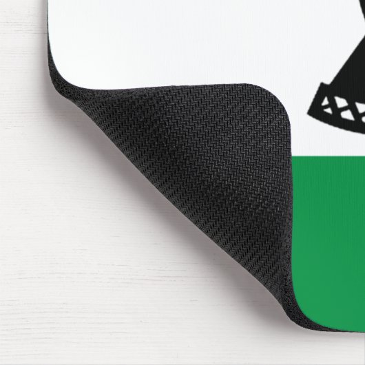Lesotho Flag Mousepad (Ecke)