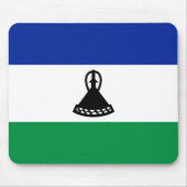 Lesotho Flag Mousepad (Vorne)