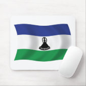 Lesotho Flag Mousepad (Mit Mouse)