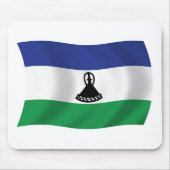 Lesotho Flag Mousepad (Vorne)