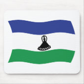 Lesotho Flag Mousepad (Vorne)