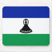 Lesotho Flag Mousepad (Vorne)