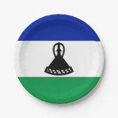 Lesotho Flag Pappteller (Vorderseite)