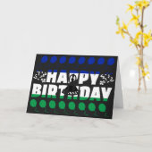 Lesotho Flag Patriotic Birthday Karte (Gelbe Blume)