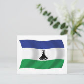 Lesotho Flag Postcard Postkarte (Stehend Vorderseite)