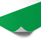 Lesotho Flag Poster (Ecke)