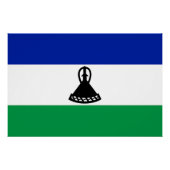Lesotho Flag Poster (Vorderseite)