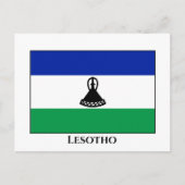 Lesotho Flag Postkarte (Vorderseite)