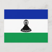 Lesotho Flag Postkarte (Vorderseite)