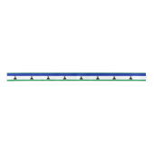 Lesotho Flag Satinband (Vorderseite)