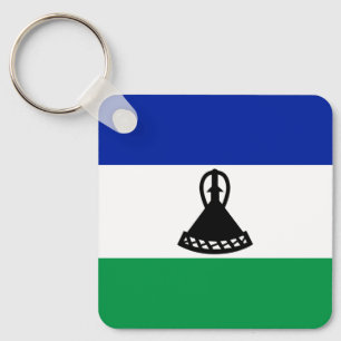 Lesotho Flag Schlüsselanhänger