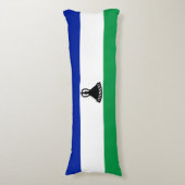 Lesotho Flag Seitenschläferkissen (Vorderseite Vertikal)