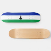 Lesotho Flag Skateboard (Horizontal)