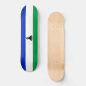 Lesotho Flag Skateboard (Vorderseite)