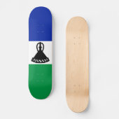 Lesotho Flag Skateboard (Vorderseite)