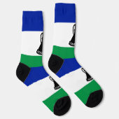 Lesotho Flag Socken (Rechts)