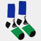 Lesotho Flag Socken (Rechts)