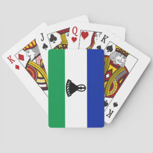 Lesotho Flag Spielkarten