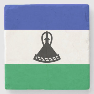 Lesotho Flag Steinuntersetzer