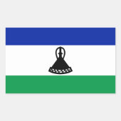 Lesotho Flag Sticker (Vorderseite)