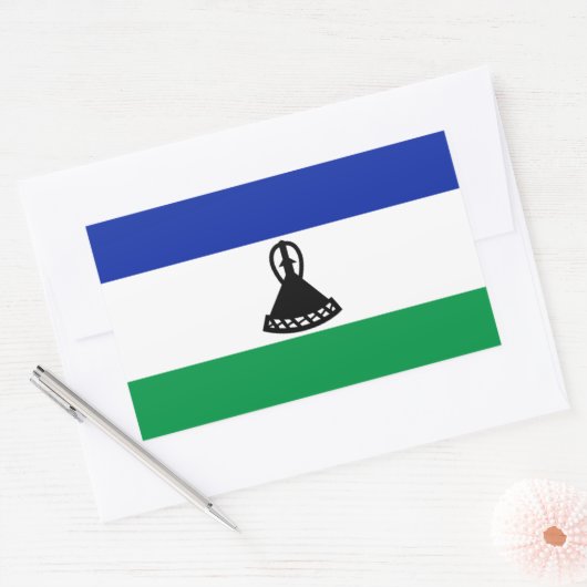 Lesotho Flag Sticker (Umschlag)