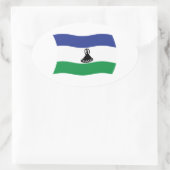 Lesotho Flag Sticker (Tasche)