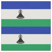 Lesotho Flag Stoff (Nahaufnahme)