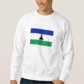 Lesotho Flag Sweatshirt (Vorderseite)