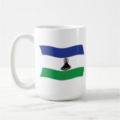 Lesotho Flag Tasse (Links)