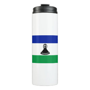 Lesotho Flag Thermosbecher