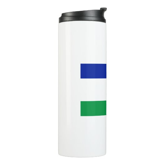 Lesotho Flag Thermosbecher (Nach links gedreht)