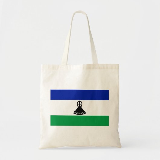 Lesotho Flag Tragetasche (Vorne)